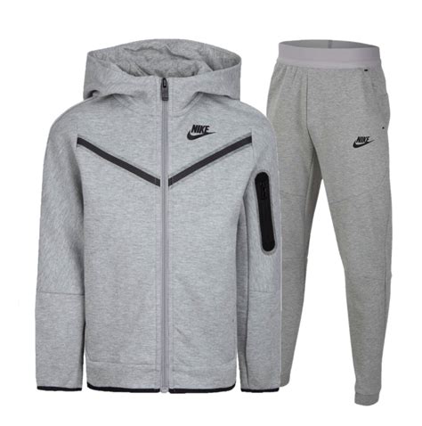 nike tech fleece trainingspak junior grijs|Nike tech fleece nl.